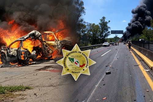 (FOTOS) Choque en autopista Guadalajara-Tepic deja al menos 10 muertos; tractocamión embistió a autos