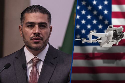 ¿Cárteles planean atacar con drones EU? ‘Los que se han detectado son comerciales’, dice Harfuch