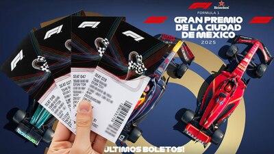 Estos son los detalles de la última venta de boletos de la F1 para el Gran Premio de México 2025. (Foto: Cortesía F1/IA Gemini)