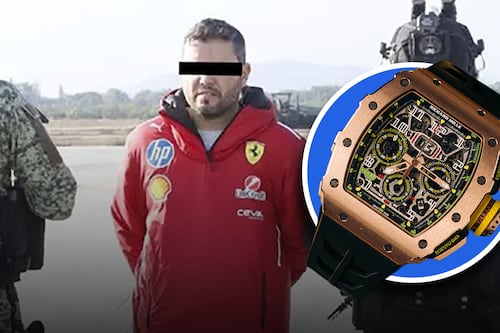 Con oro de 18 quilates: Así es el exclusivo reloj vinculado al alcalde de Tequila, detenido por extorsión