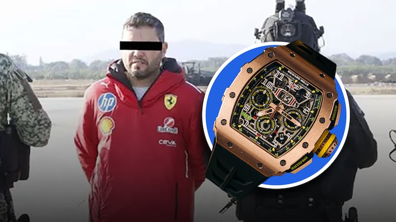 Con oro de 18 quilates: Así es el exclusivo reloj vinculado al alcalde de Tequila, detenido por extorsión