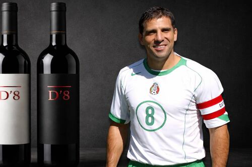 ‘Me gusta que sea exclusivo’: Así es D’8, el vino de Alberto García Aspe, exjugador de la Selección Mexicana