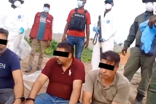 El narco cruza hasta África: Detienen a tres ‘cocineros’ mexicanos en laboratorio clandestino en Nigeria