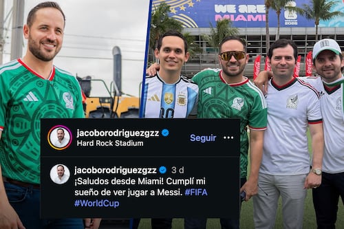 Alcalde de Morena en Piedras Negras cumple su ‘sueño’ de ver a Messi... en pleno día laboral