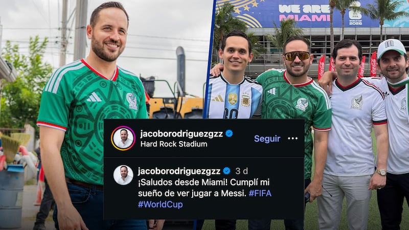 ‘Ver a Messi estaba en mi bucket list’: Alcalde de Piedras Negras defiende su viaje al Mundial 2026
