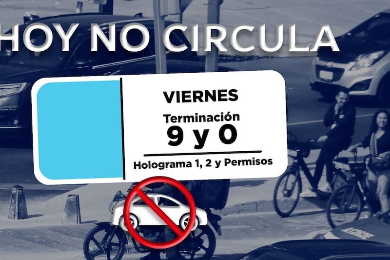 Viernes de ‘cubabys’ sin auto: ¿Cómo opera el Hoy No Circula para el 17 de abril en CDMX y Edomex?