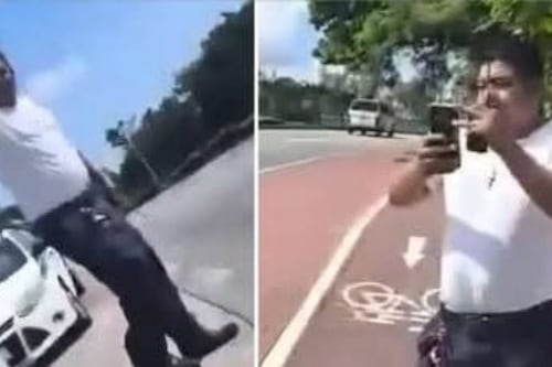 Detienen a taxista en Cancún por impedir que conductores de apps tomen pasaje; lo acusan de narcomenudeo