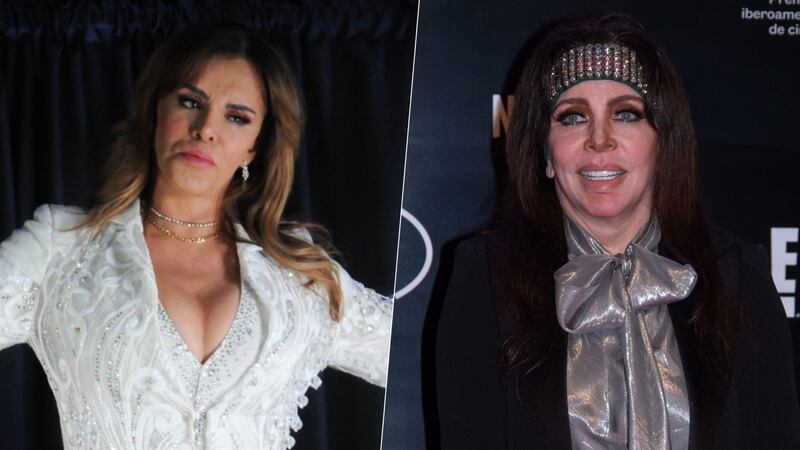¿Lucía Méndez y Verónica Castro sí tienen una rivalidad y se pelearon? Esto dijo la actriz