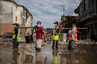 Lluvias en Veracruz dañan el ambiente: Ducto roto de Pemex deja derrame de hidrocarburo en río Pantepec