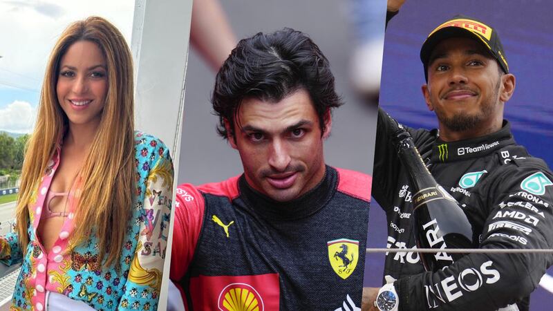 ¿Carlos Sainz Jr. la hizo de ‘Cupido’ entre Shakira y Lewis Hamilton? Esto sabemos