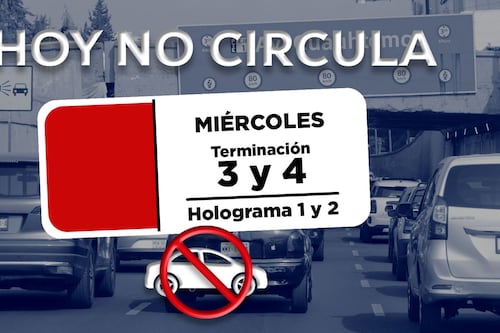 ¿Cómo opera el Hoy No Circula para el 22 de abril en CDMX y Edomex?