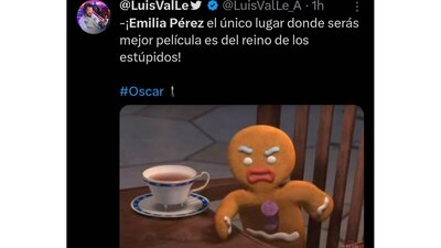 Memes de los premios Oscar 2025 y 'Emilia Pérez'. (Foto: X)