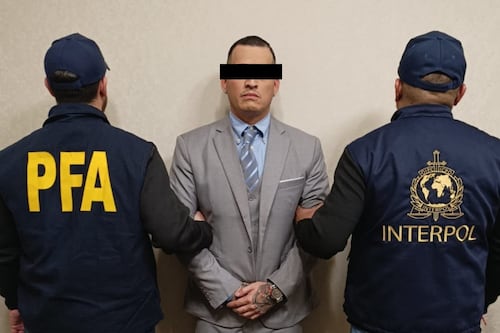 Argentina detiene a Rodolfo Junior Aguirre, mexicano buscado por Interpol por presunto narcotráfico en EU