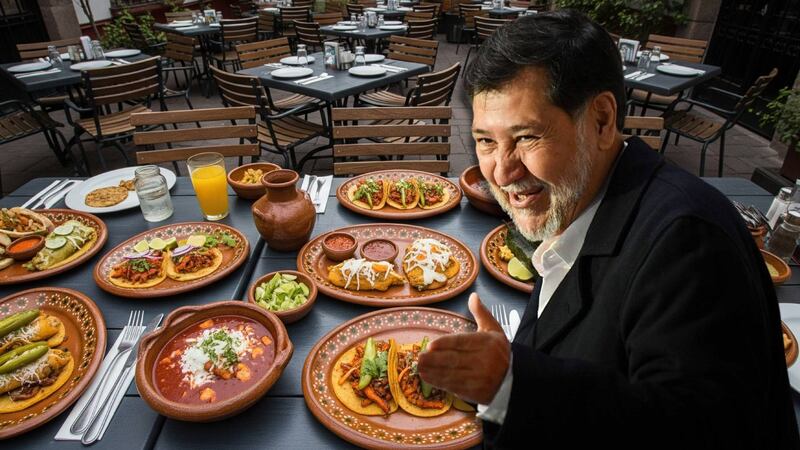 Abuchean a Noroña afuera de Restaurante 1810 en Querétaro: ¿Cuánto cuesta comer ahí?