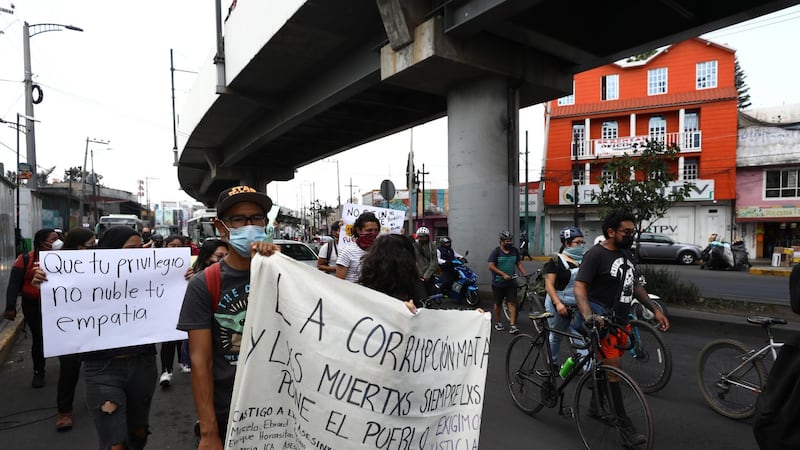 #NoMásMuertesEnElMetro, la protesta por los fallecidos en la tragedia de la Línea 12 del Metro