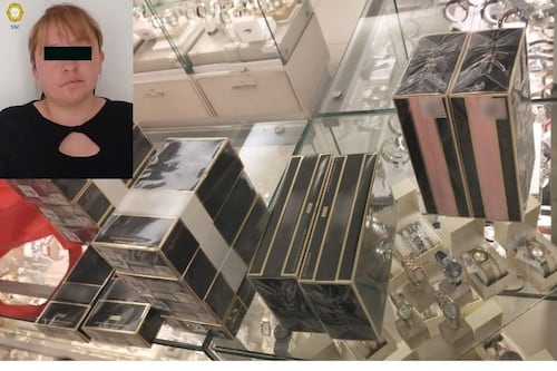 ‘Con las manos en los perfumes’: Detienen a mujer con mercancía sin pagar en Coyoacán