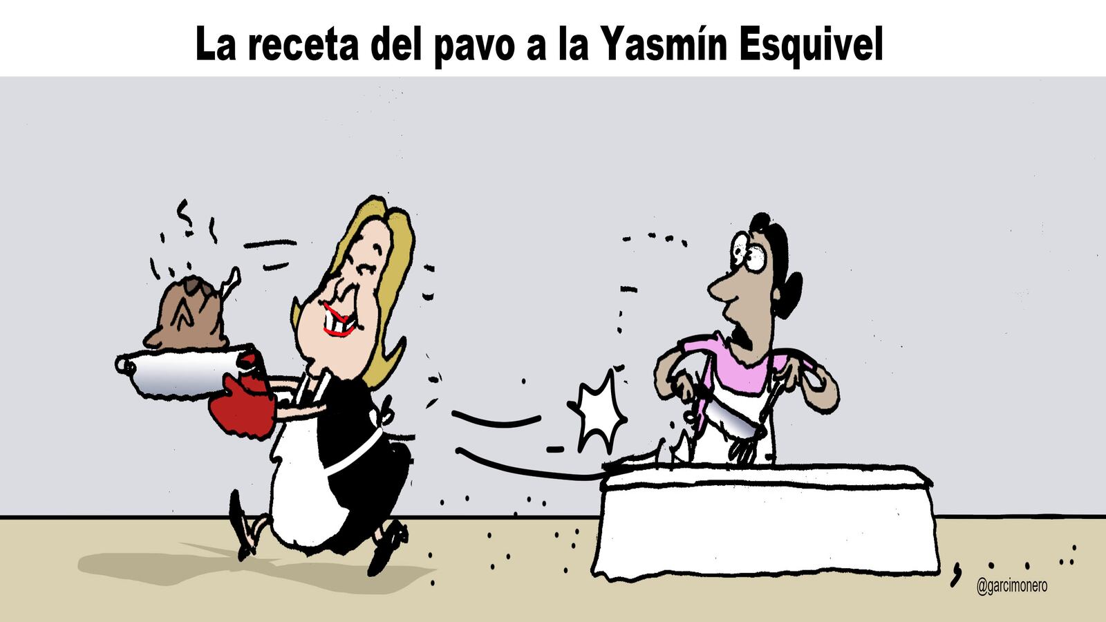 La receta de pavo a la Yasmín Esquivel - Garcí