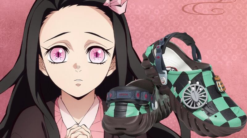 Postura de... ¿descanso? Este es el precio de los Crocs de ‘Demon Slayer’