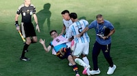 Más problemas para Argentina: FIFA investiga puñetazo de Nahuel Molina en la final del Mundial