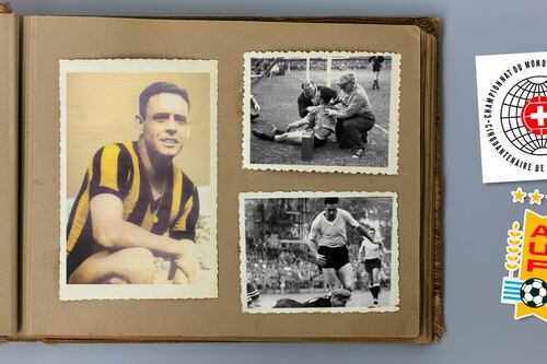 La historia de Juan Eduardo Hohberg, el futbolista que anotó en el Mundial de 1954, murió y siguió jugando