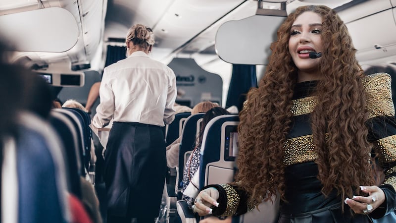 ‘Pésima aeromoza, terror de persona’: Bellakath denuncia agresión verbal en avión hacia Francia