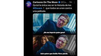 Memes de los premios Oscar 2025 y 'Emilia Pérez'. (Foto: X)