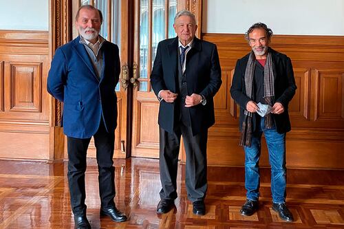 Damián Alcázar y Epigmenio Ibarra, auténticos defensores de la 4T: AMLO