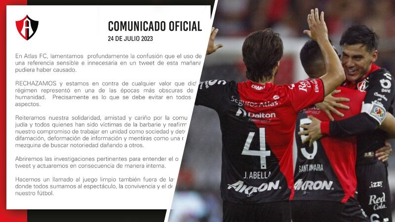 Atlas lamenta citar en un tuit a Goebbels, exministro nazi, por jugada polémica en Leagues Cup