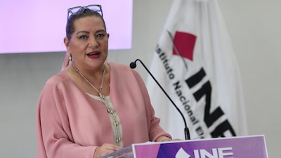 Guadalupe Taddei, consejera presidenta del Instituto Nacional Electoral (INE), advirtió que la función del INE solo es organizar elecciones (FOTO: DANIEL AUGUSTO/ CUARTOSCURO)