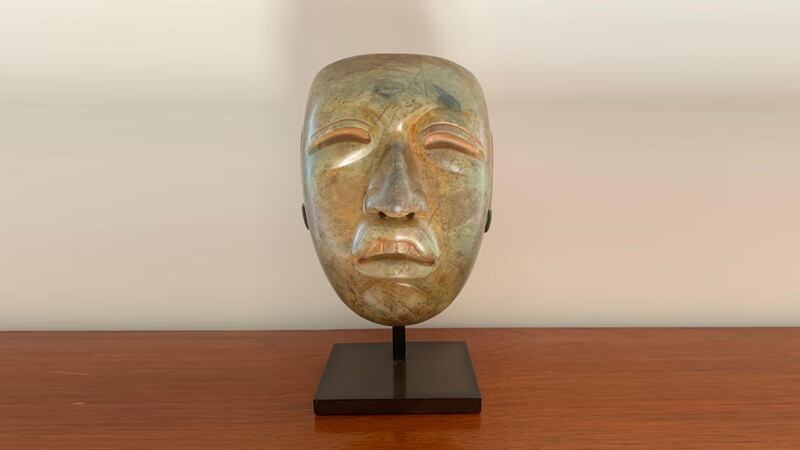 ¡De vuelta a casa! Máscara olmeca de 3,500 años de antigüedad será restituida a México