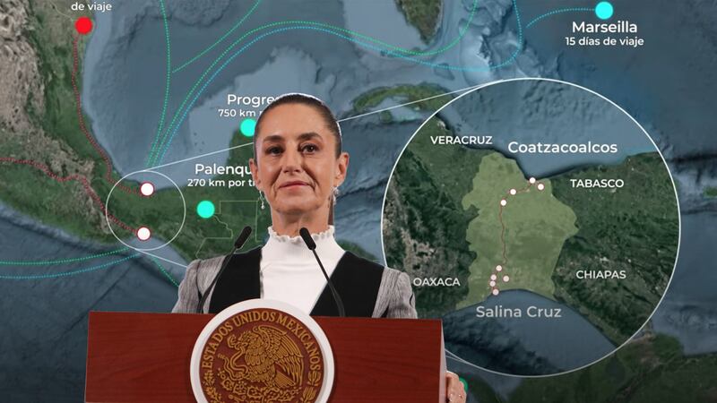 Corredor Interoceánico vs. Canal de Panamá: ¿Por qué el Istmo será la mejor vía, según Sheinbaum?