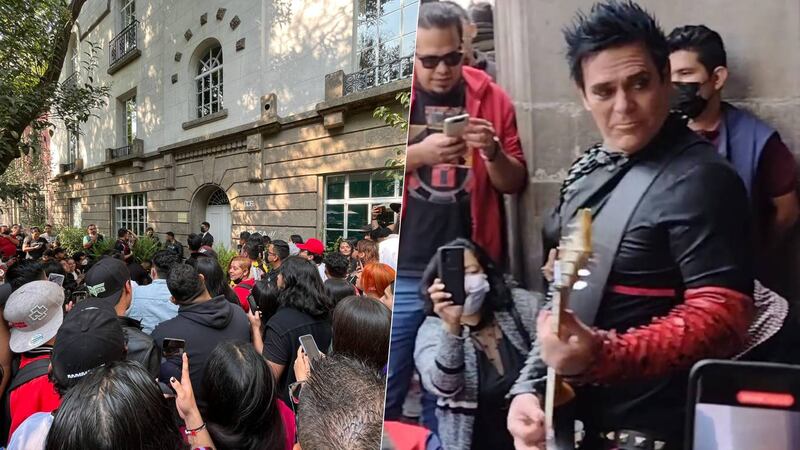 Del Zócalo a Parque España: Chilangos siguen a Richard Z. Kruspe, guitarrista de Rammstein
