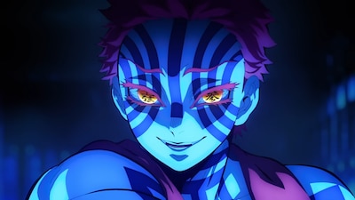 Akaza es uno de los personajes principales de 'Demon Slayer: Castillo Infinito'. (Foto: Crunchyroll)
