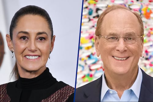¿BlackRock invertirá en México? Sheinbaum revela plática con Larry Fink, CEO del fondo de inversión de EU