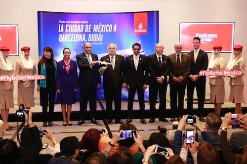 El futuro es ‘prometedor’ en México, afirma Emirates tras su debut