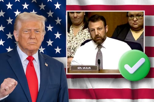 El día que Markwayne Mullin, nuevo titular de Seguridad de Trump, protagonizó una pelea en el Senado