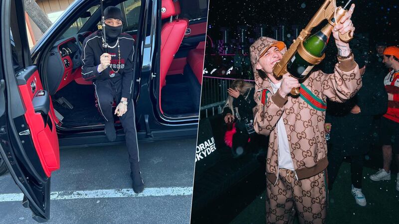 Peso Pluma: Los ‘lujitos’ que presume el cantante de corridos tumbados en redes