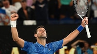 Novak Djokovic en la final del Abierto de Australia; se enfrentará vs. Tsitsipas