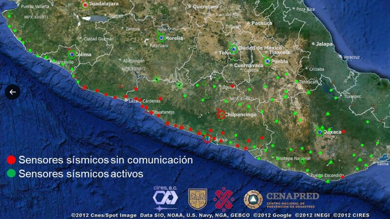 Huracán ‘Otis’ deja sin alerta sísmica a CDMX: Daña sensores en Guerrero, Michoacán y Oaxaca