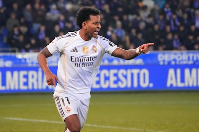 Rodrygo es una baja para el Real Madrid a consecuencia de una lesión. (Foto: EFE)