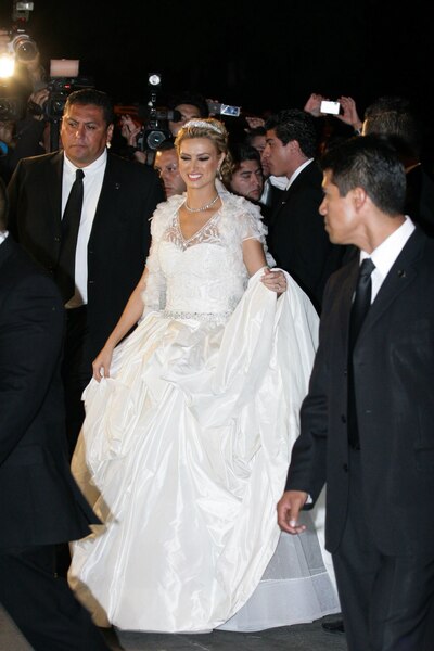 María Elena Torruco Garza, a su llegada la Iglesia de san Agustín, en Polanco. (Foto: Cuartoscuro)