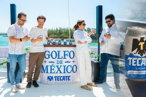 Trump se quedará con este antojo: Tecate saca chela con sabor a Golfo de México