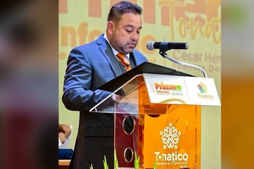 César Fuentes, presidente municipal de Tonatico, fallece en hospital tras accidente de tránsito