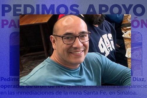 Piden ayuda para localizar a Juan Díaz, ingeniero de dron de N+ desaparecido en mina Santa Fe