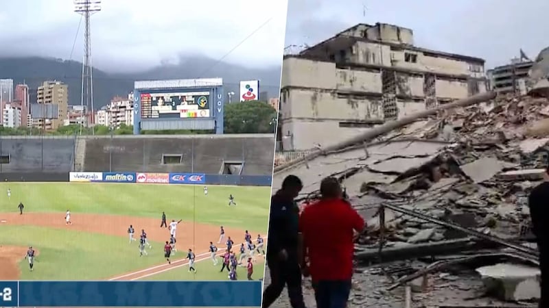 (VIDEOS) Así sorprendió el sismo de magnitud 7.1 a un juego de béisbol en Venezuela