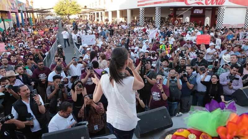 En Mexicali, Claudia Sheinbaum defiende la consolidación de la Cuarta Transformación