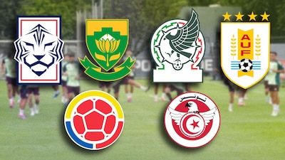 Estas son las seis selecciones confirmadas para entrenar en México. (Foto: Cuartoscuro/KFA/FMF/FCF/ACF/FTF/SA)