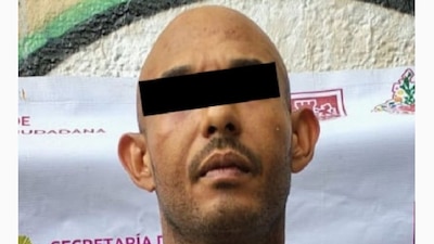 Yosthan Yuruvit Adonay Duarte Ruiz, alias Dientes de Oro, fue detenido en la Ciudad de México por extorsión y amenazas a mujeres.