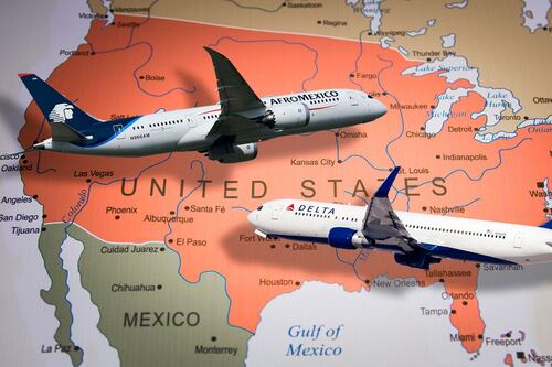 Ruptura de Aeroméxico y Delta amenaza 1.8 millones de asientos