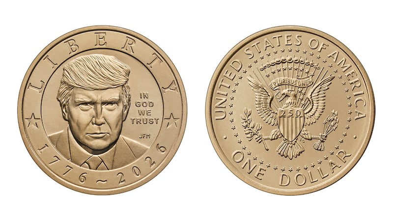 Casa de la Moneda de EU emite moneda con el rostro de Trump: ‘Es muy lindo’, responde